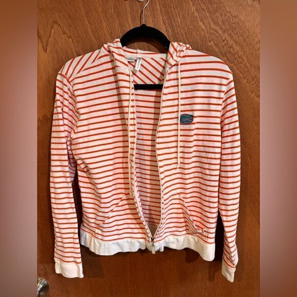 Cutter & Buck Orange Stripe Jacket UF Florida Gators Size L - Picture 4 of 11